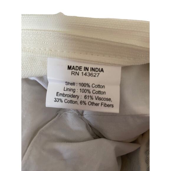 Celerie By Kemble Square Pillow Perigold Designer 20” Duck Feathers India Blue - Picture 10 of 10